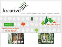 Tablet Screenshot of kreativo.de