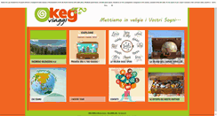 Desktop Screenshot of okegviaggi.kreativo.com